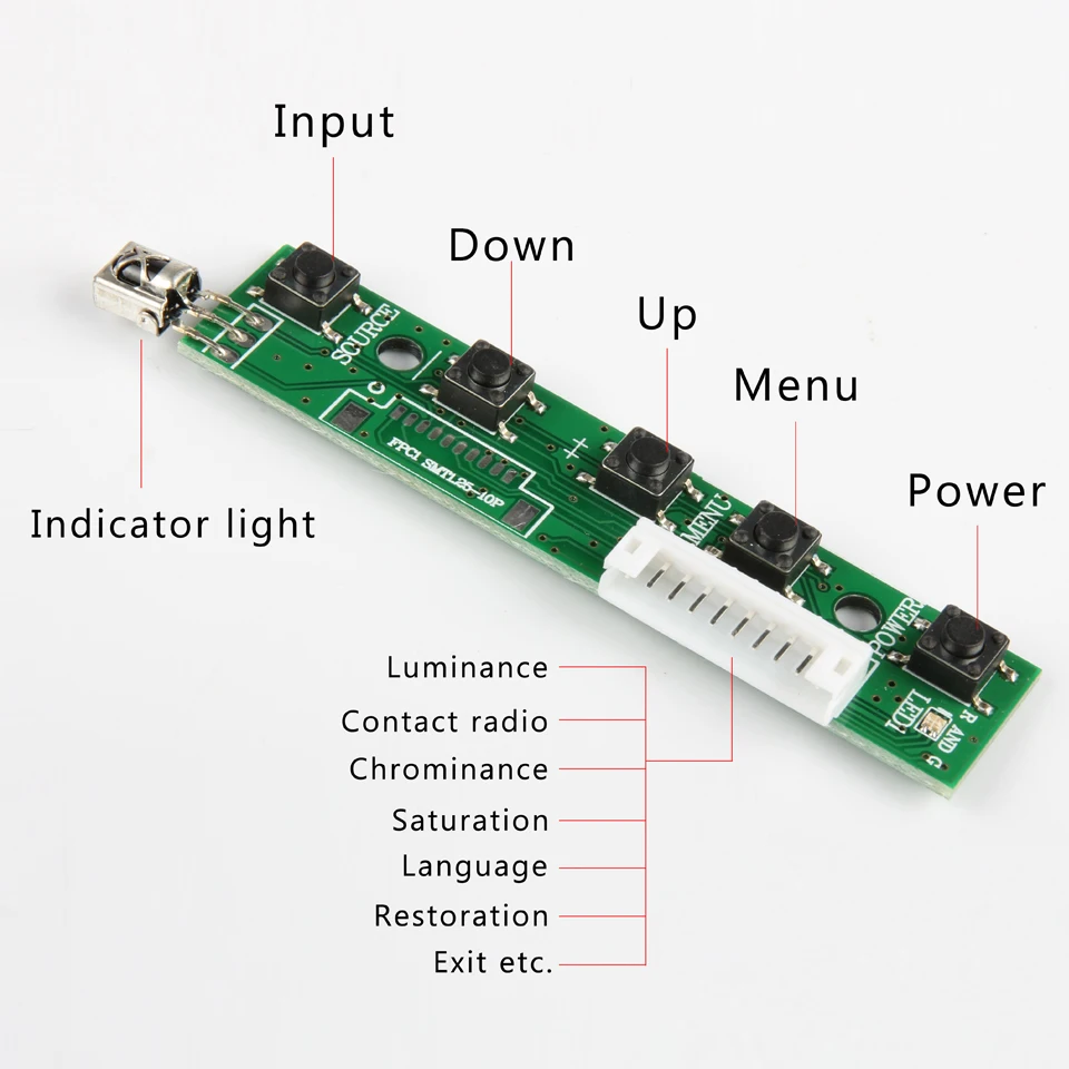 Srjtek 10.1 IPS for Raspberry Pi Monitor 1280*800 TFT EJ101IA-01G HD LCD Display Remote Driver Boar