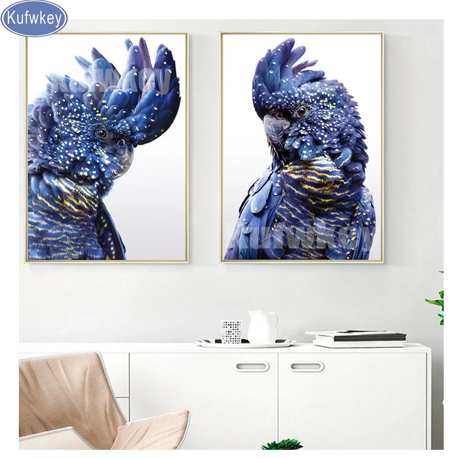 

2pcs/set Australian parrots 5D DIY Diamond mosaic Diamond Painting Full Square Diamond Embroidery Crystal Cross Stitch Picture