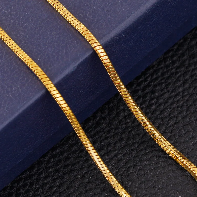 1-mm-Collare-Trendy-Men-Snake-Chain-Gold-Color-Necklace-Men-Link-Chain-Jewelry-Party-Gift