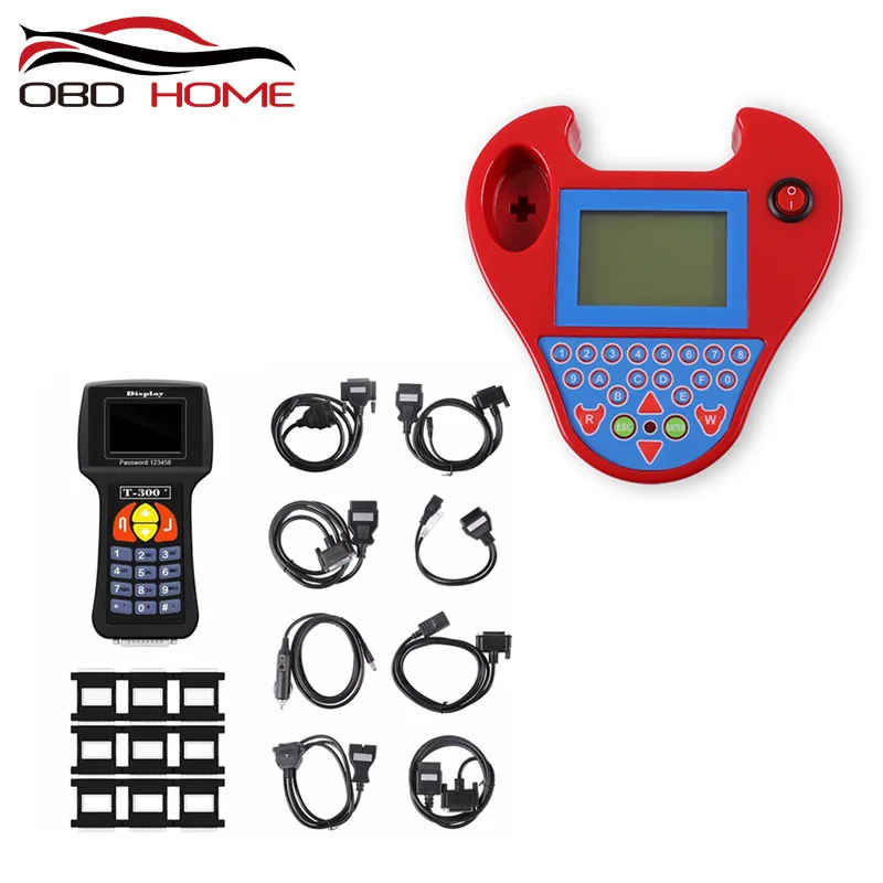 

2018 DHL Free Auto Transponder V17.8 T300 Key Programmer English Version& Mini Zed Bull key programmer transponder smart zedbull
