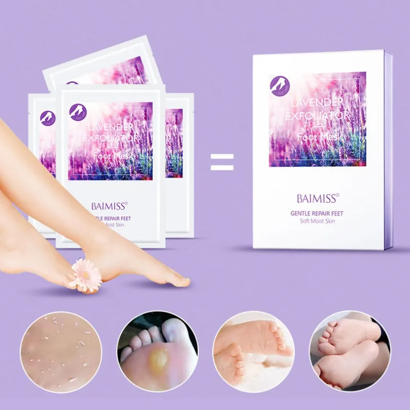 

1pcs Remove Dead Skin Cuticles Heel Foot Care Pedicure Socks 4pcs Foot Peeling Exfoliating Foot Mask Feet Mask