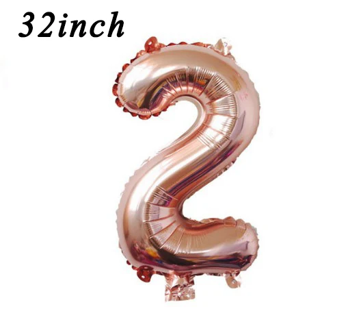 number 2 X1pcs Лента из фольги розового золота 5 мм* 10 м, веревка для воздушных шаров на свадьбу, день рождения, вечеринку, инструмент для воздушных шаров, лента для завивки, рулон воздушных шаров - Цвет: number 2 X1pcs