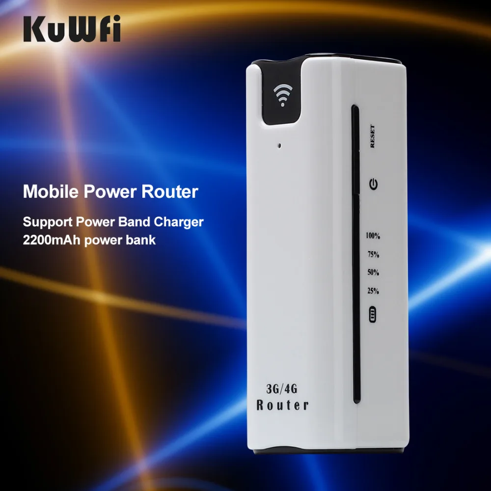 KuWFi 21 6 Мбит/с разблокированный Открытый Дорожный 3G Wifi роутер беспроводной умный