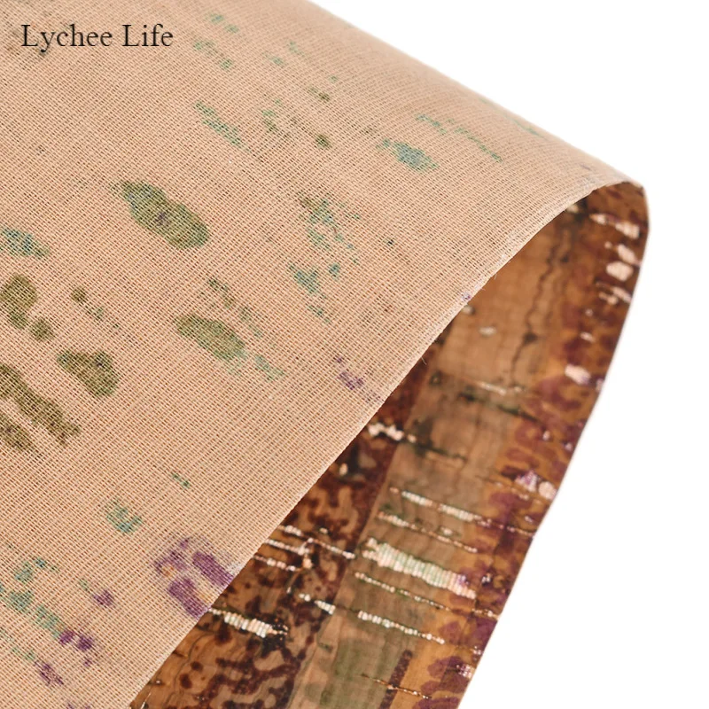 Lychee Life винтажная мягкая пробка А4 из ткани шитье ручной работы DIY ремесла для
