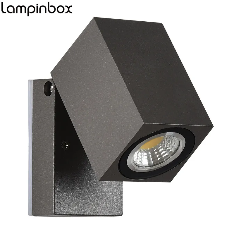 

Outdoor Waterproof LED Aluminum Wall Lamp Balcony Aisle Corridor Door Exterior Wall Adjustable Angle Waterproof Garden Lamp LP22