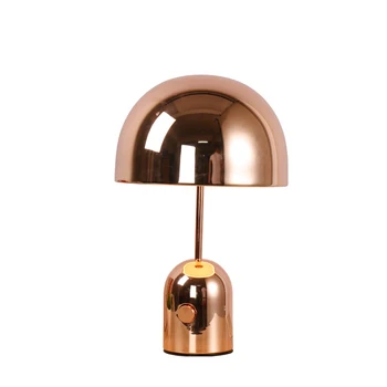 Günstige Moderne Designer Minimalistischen Mode Pilz Kreative Legierung Goldene Tisch Lampe Studio Kunst Design Marsden Bett Schreibtisch Lampe A362