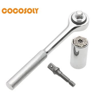 

Multi-function Socket Wrench Set Universal Wrench Hand Tools Power Drill Adapter Handtool Kits 3pcs/lot