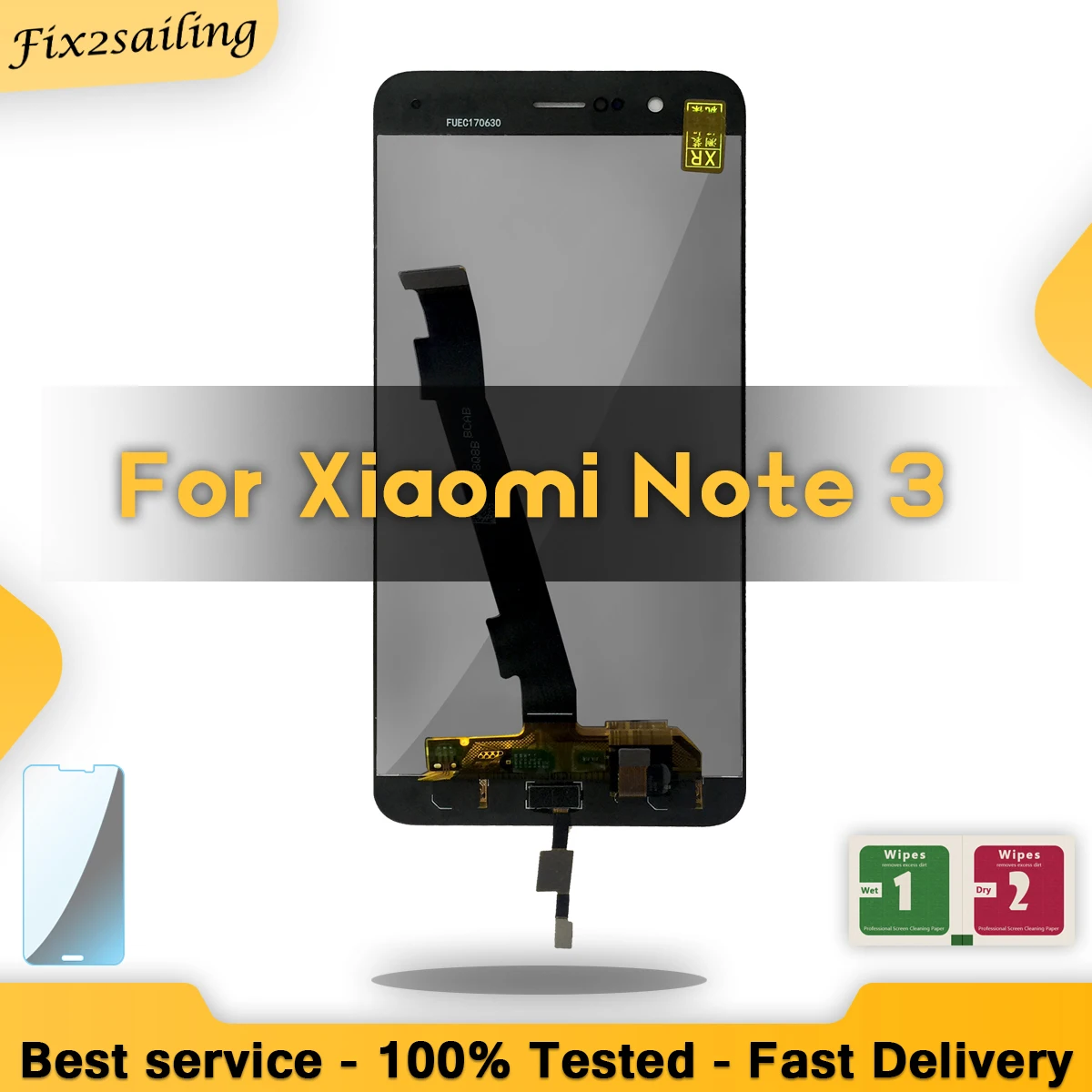 

For Xiaomi Mi Note 3 LCD Display Touch Screen 5.5" FHD Test Good Digitizer Assembly Replacement For Xiaomi Mi Note3