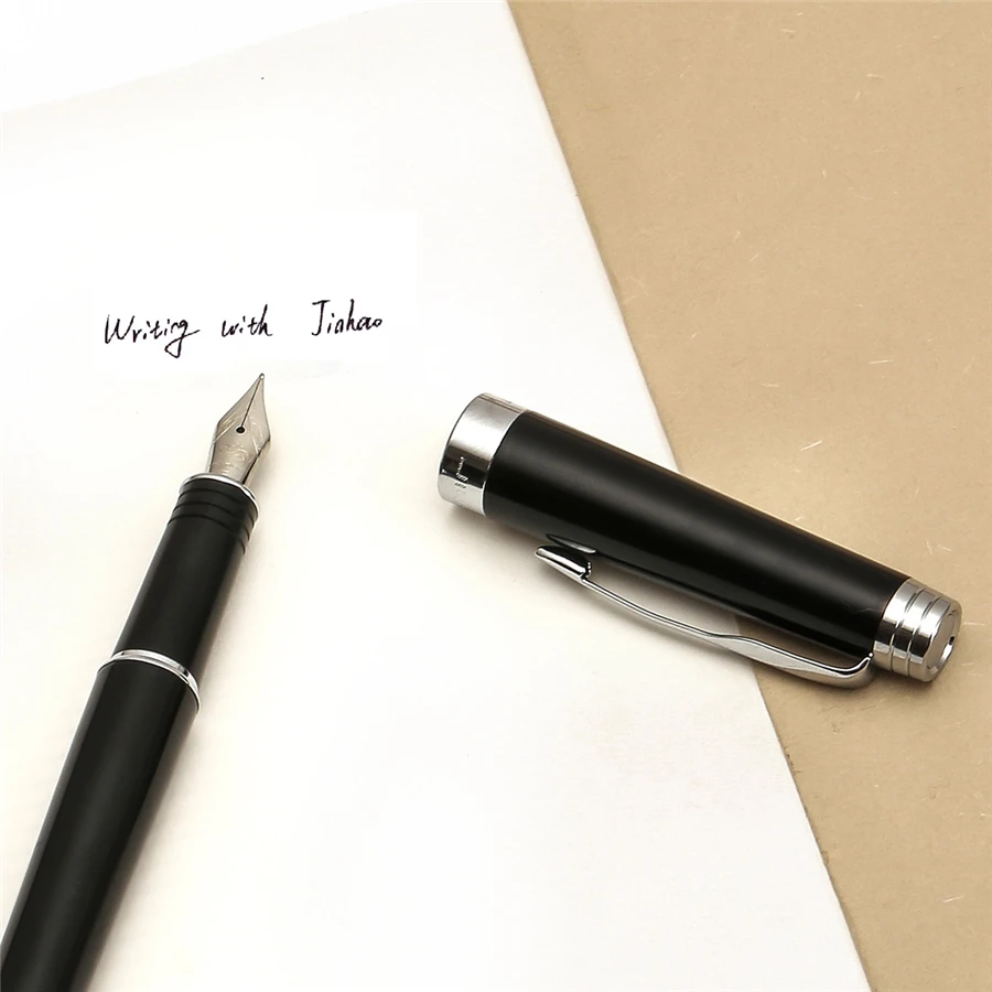 Перьевая ручка для руководителя с тонким перьевым наконечником, с серебряной отделкой Jinhao 997, канцелярские принадлежности, подпись в офисе, школьные принадлежности F565