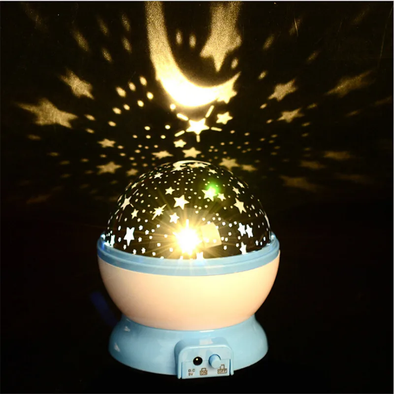 

Newest Cosmos Star Master Projector Lamp LED Flashing Starry NightLight Lamp Star Sky Rotation Romantic Gift Novelty Night Light
