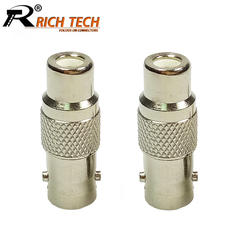 

10pcs/lot BNC Female to RCA Female Connector RCA Jack to BNC Female Jack Socket for CCTV Camera Wholesales