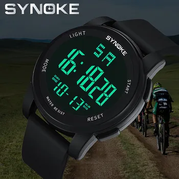 

SYNOKE Men Watches Multi Function Military Sports LED Dual Movement man watch men digital watch waterproof relogio digital