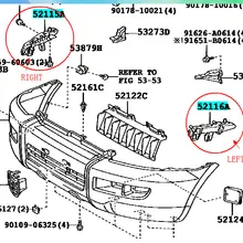 Передний бампер кронштейн подходит для toyota LAND CRUISER PRADO 2003 2004 2005 2006