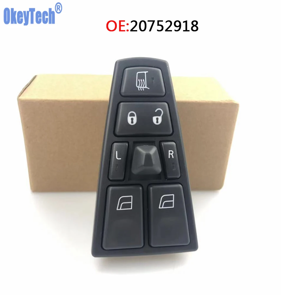 

OkeyTech 20752918 Main Power Master Control Window Switch For VOLVO FH12 FM12 FM9 20455317 20953592 20455317 20452017
