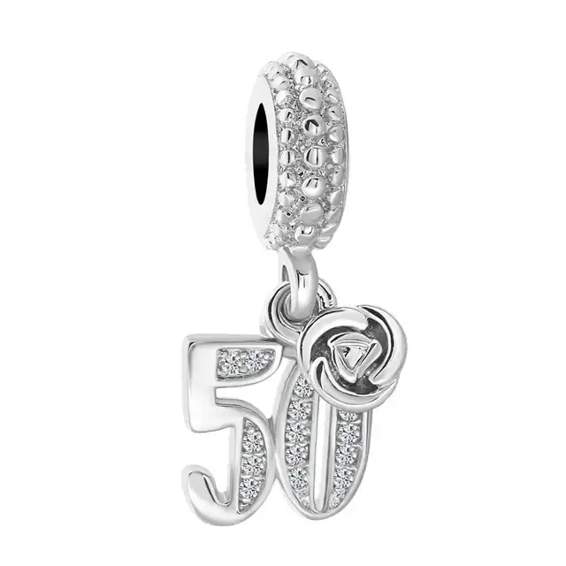 pandora charm 50 anni originali pandora charm 50 anni originali