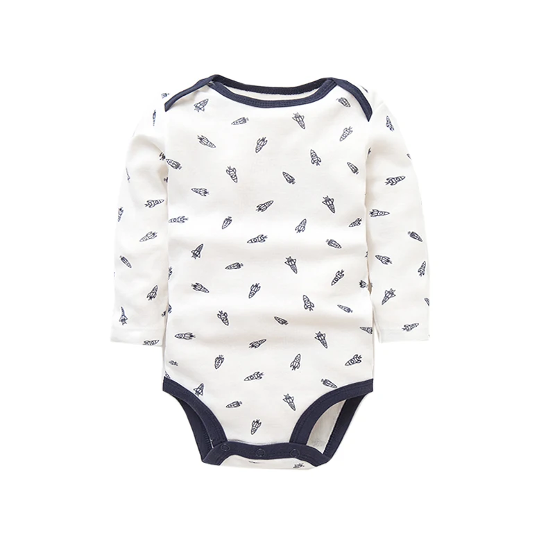 4 PCS/Lot Spring Autumn Baby Rompers 100% Cotton Newborn Baby Clothes For 0-2Y Girls Boys Long Sleeve Jumpsuit Baby Clothing Set cute baby bodysuits
