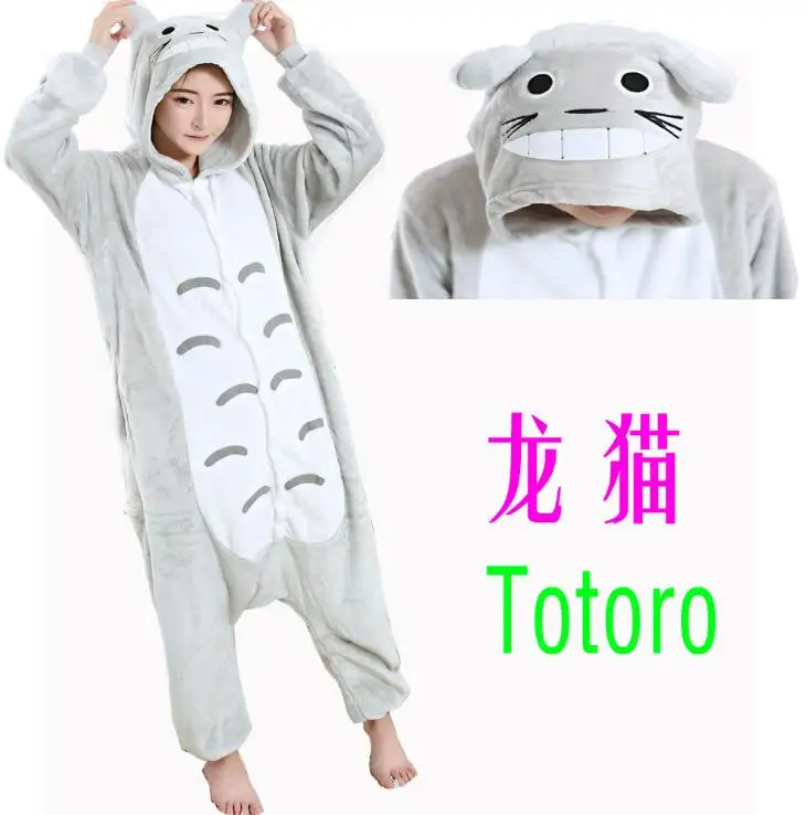 Jual Fetoo Flanel Animal Pajamas untuk Dewasa Hooded Musim Dingin Pakaian Tidur Piyama Lengan Panjang Piyama Onesies untuk Orang Dewasa Partai P30