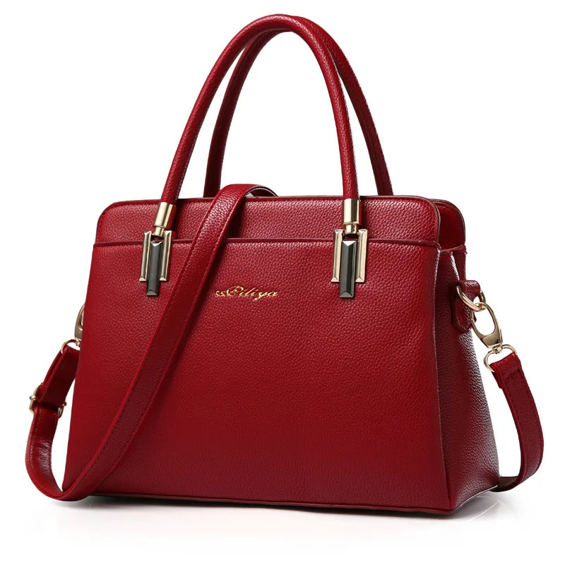 

Luxury Brand Genuine Leather Bags Handbag Female Famous Women Leather Handbags Messenger Bag Zipper Ladies Tote Bag bolsos