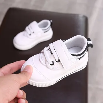 

2019 new white children's shoes fashion casual mesh breathable boys and girls soft bottom shoes non-slip lightweight children's