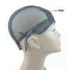 2 Comb M/L Size Left U Part Weaving Wig Cap Foundation Inside inner  for Wig Making Hair Extension weft DIY Black Color 4