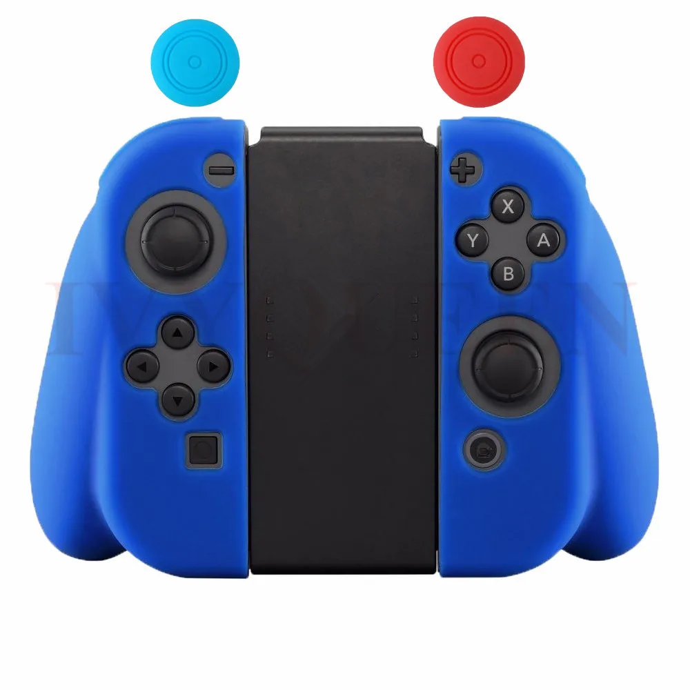

IVYUEEN Silicone Case for Nintend Switch Joy-Con Grip Protective Skin Cover with Analog Sticks Caps Game Accessories