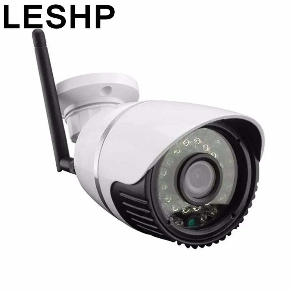 LESHP Водонепроницаемый HD 720 P CCTV Камера Открытый Пуля безопасности Камера IR-CUT инфракрасный Ночное видение 24 ИК-светодиодов Камеры скрытого