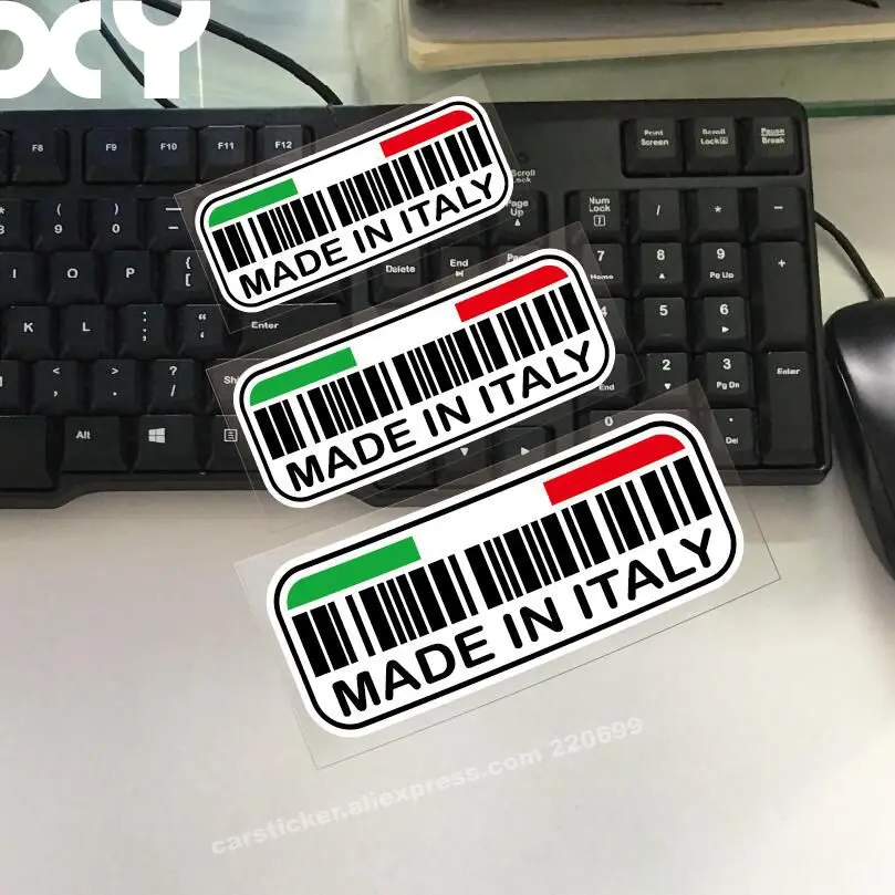 Xy Itlay Flag Stickers Motorcycle Helmet Sticker For Truck Auto Motor