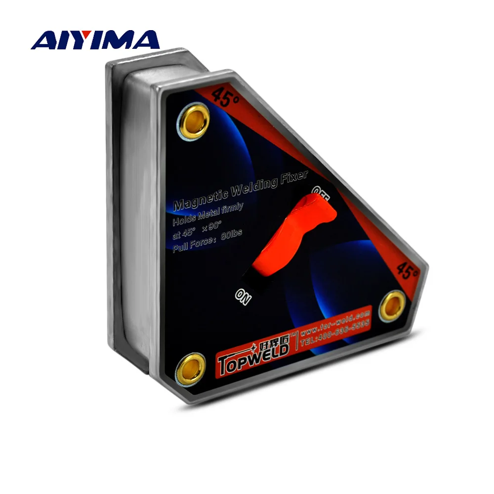 

AOSHIKE Multi-angle Welding Magnet With Switch OnOff Strong Neodymium Clamp Magnetic Fixer Holder Lifting Positioner CLK-45 36KG