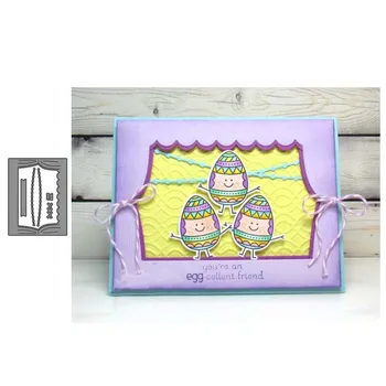 

Stage curtain Metal cutting dies cut die card Scrapbook paper craft knife mould blade punch stencils