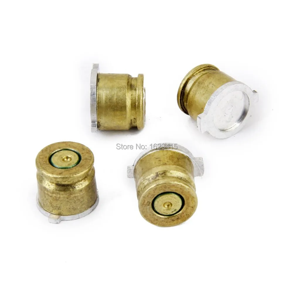 IVYUEEN золото 9 мм пуля латунь Кнопка алюминиевые кнопки действия комплект для sony Dualshock 4 PS4 Pro тонкий контроллер аксессуары