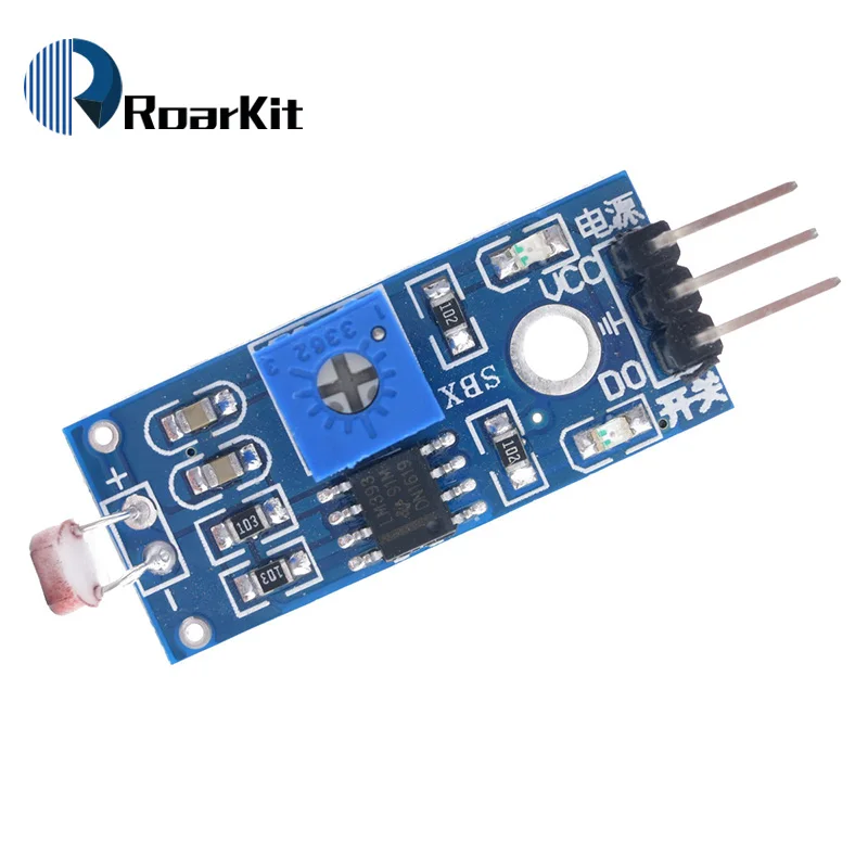 Световой модуль датчика arduino световой обнаруживает светочувствительный