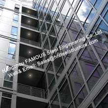 Структурная сборная модульная панель стеклянные фасадные занавески стены системы дождя