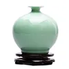 Vintage Ceramic Vase Home Decoration Chinese Shadow Green Glaze Porcelain Vase Flower Decoration Adornment Furnishing Articles 2