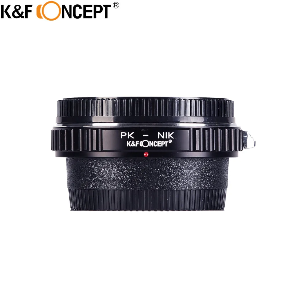 Кольцо адаптер K & F для объектива фотоаппарата со стеклянным фокусом Pentax PK