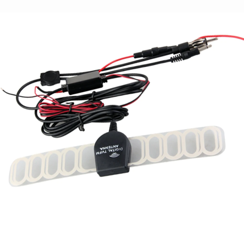 

Car Signal Amplification Antenna DVB-T AM FM Radio TV Signal Enhancer Antenna Aerial Amp Amplifier Booster