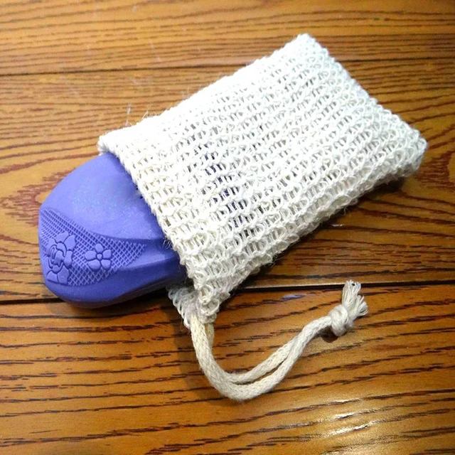 10pcs Practical Sisal Soap Saver Pouches Durable Bag Bath 10pcs Practical Sisal Soap Saver Pouches Durable Bag Bath