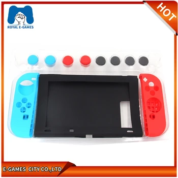 

2 set for Nintendo Switch Console Joystick Controller 11in1/6in1 Protective Case Silicone cover with ThumbSticks Anti-slip Grips