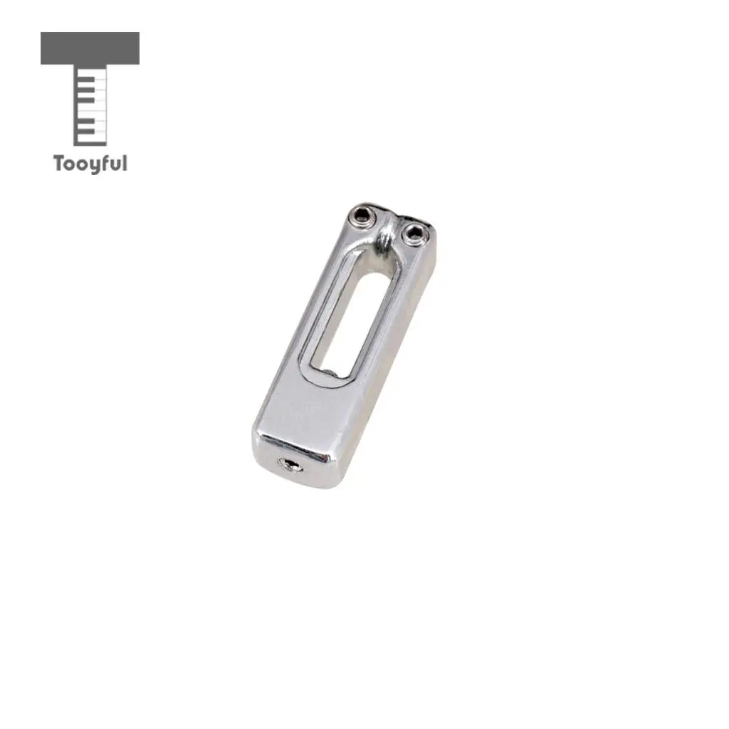 Tooyful 6pcs Electric Guitar Tremolo Bridge Saddles with Screws for Tremolo Bridge Parts