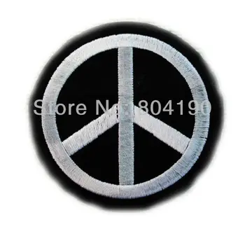 

CND Peace Anti-war symbol Music Band Embroidered NEW IRON ON and SEW ON Patch LOGO Heavy Metal Custom design patch available