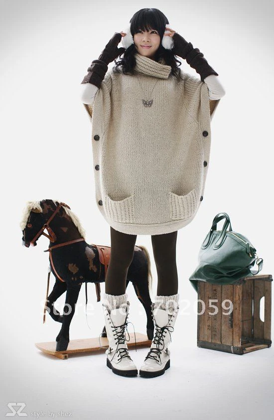 poncho sweater mens