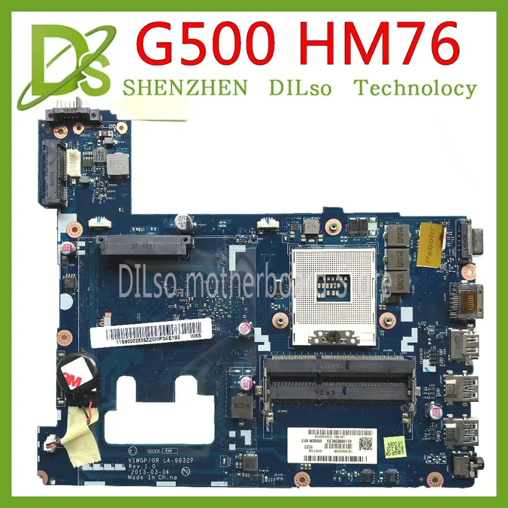 KEFU LA-9632P материнская плата для Lenovo G500 ноутбука HM70 VIWGP/GR оригинальная 100%