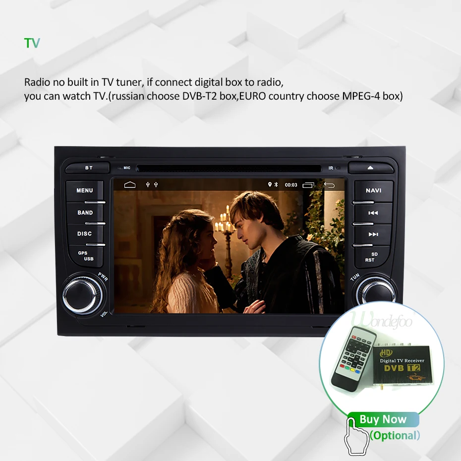 Excellent Android 9.0 DSP 4G 64G GPS Radio For Audi A4 B6 B7 S4 B7 B6 RS4 B7 SEAT Exeo 8 CORE/4 CORE 2 DIN DVD Player IPS Screen WIFI BT 30