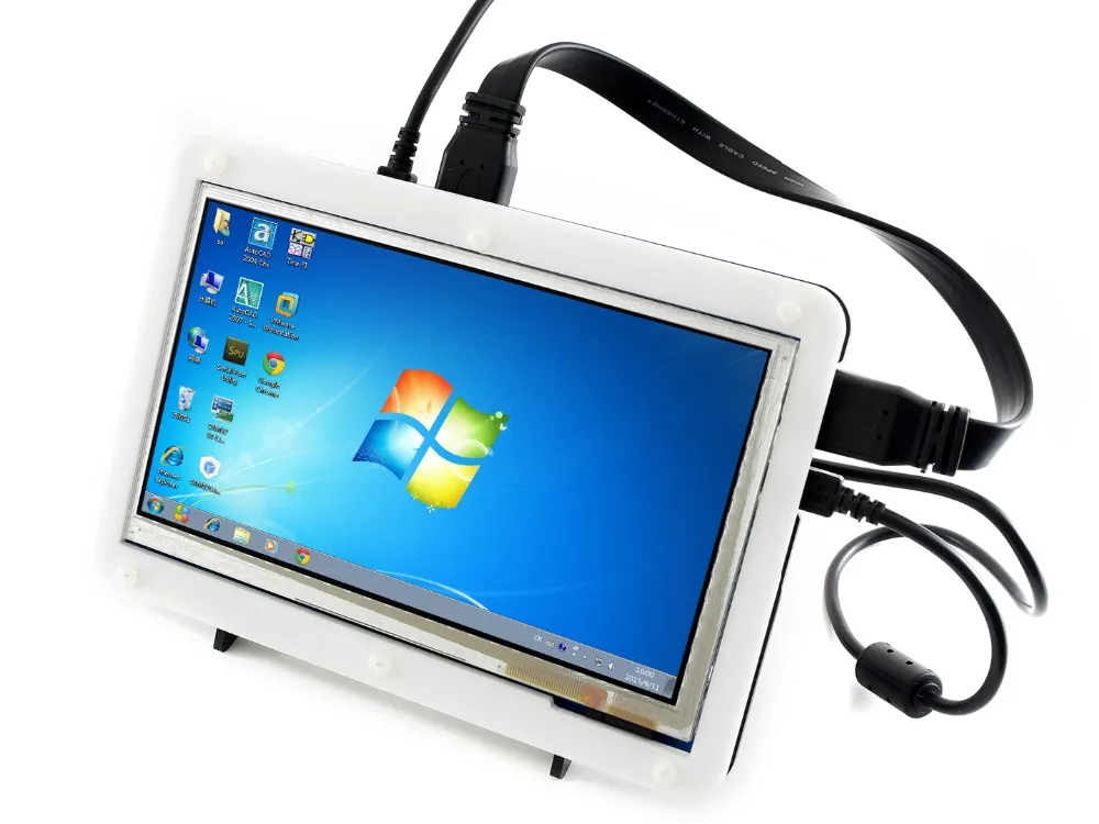 Waveshare 7 дюймовый HDMI LCD (B) + двухцветный чехол емкостный сенсорный экран для Raspberry Pi
