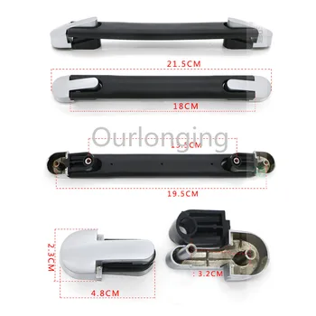 

2PCS 18cm B030 Flexible Suitcase Luggage Case Plastic Spare Strap Handle Grip Replacement