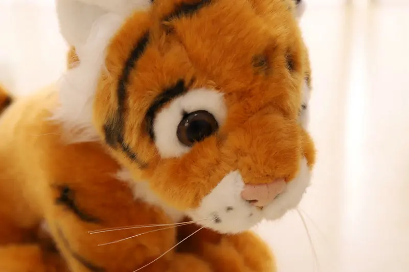 1 шт. Моделирование Мягкие животные тигр, плюшевые игрушки подушка животное Peluche кукла хлопок Дети Brinquedo игрушки для детей подарок