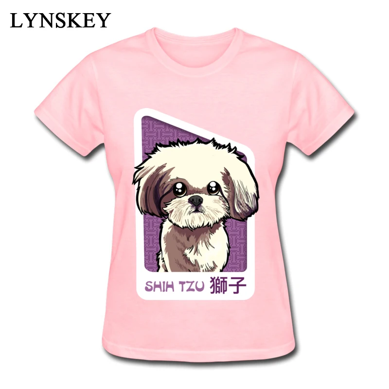 Best Birthday Gift Shih Tzu Dog T Shirt Girl Cute Graphic Anime T