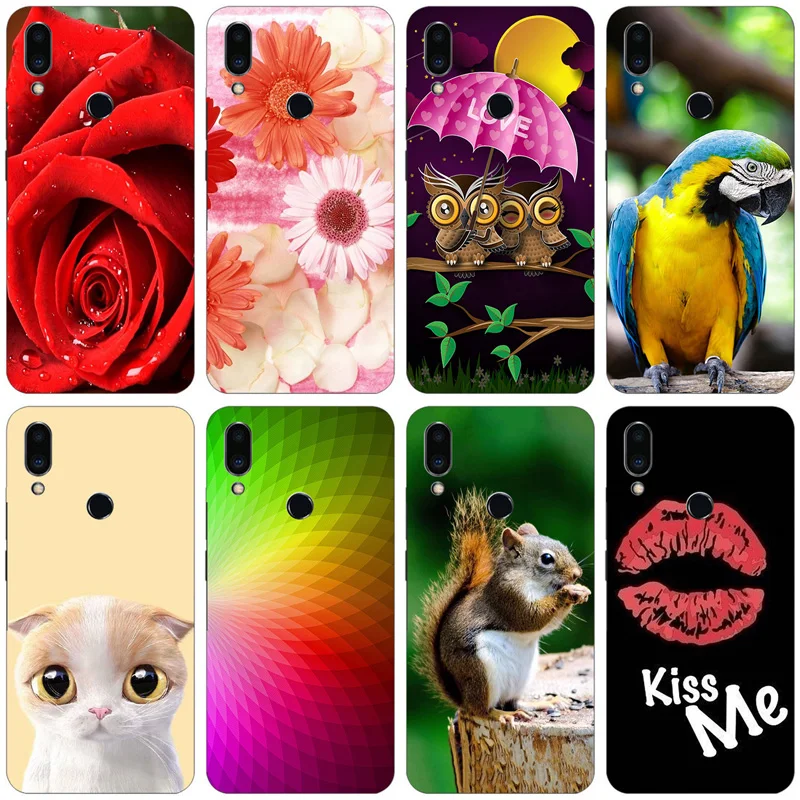 

For Coque MEIZU M9 Note Case Soft Silicone TPU Back Cover 3D Cute Cat Capa For MEIZU M9 Note / Meilan Note 9 Note9 Phone Cases