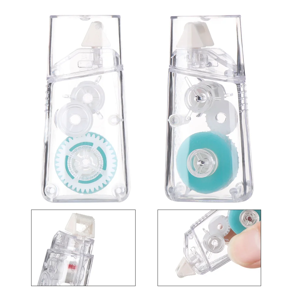 

Double Sided Adhesive Dots Stick Roller Glue Tape Dispenser Refillable Office Stationery Supplies