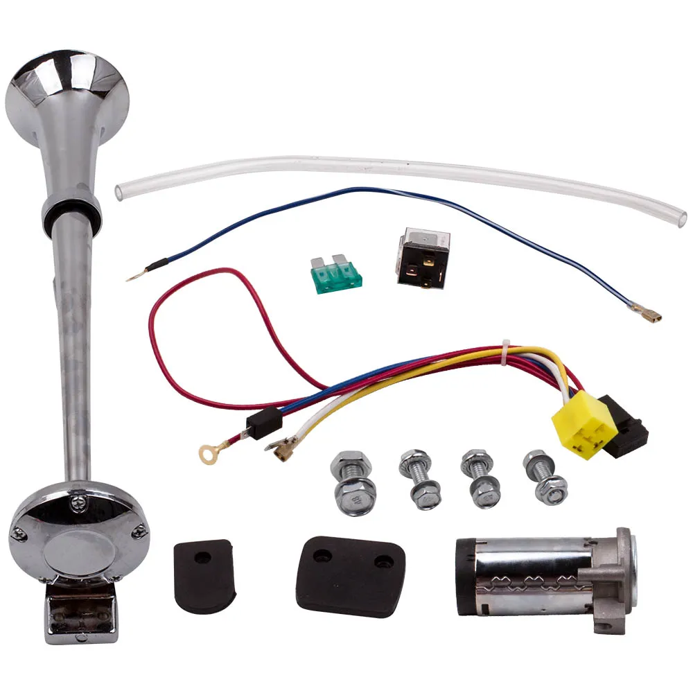 

Trumpet Air Horn Compressor Kit 12V 178dB For Van Train Car Truck Boat