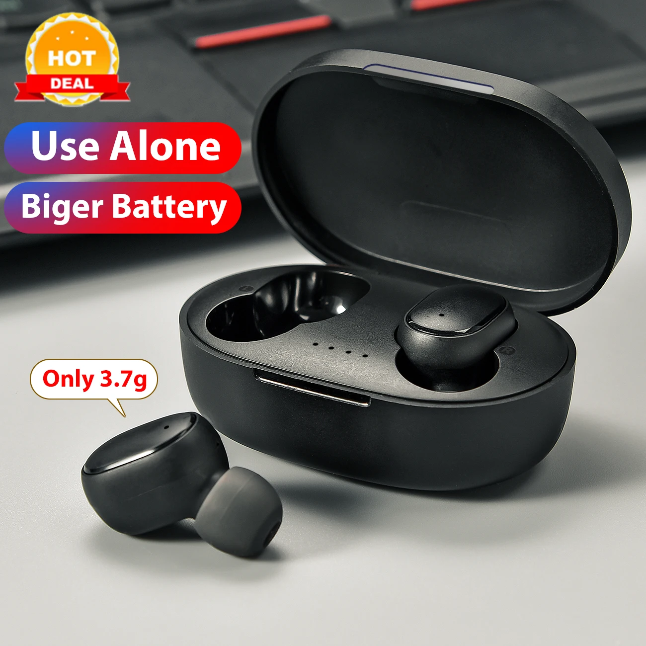 

In-Ear True Wireless Stereo Earbuds PK Redmi Airdots Wireless Earphone Voice control Bluetooth 5.0 Bass Headsets Noise reduction